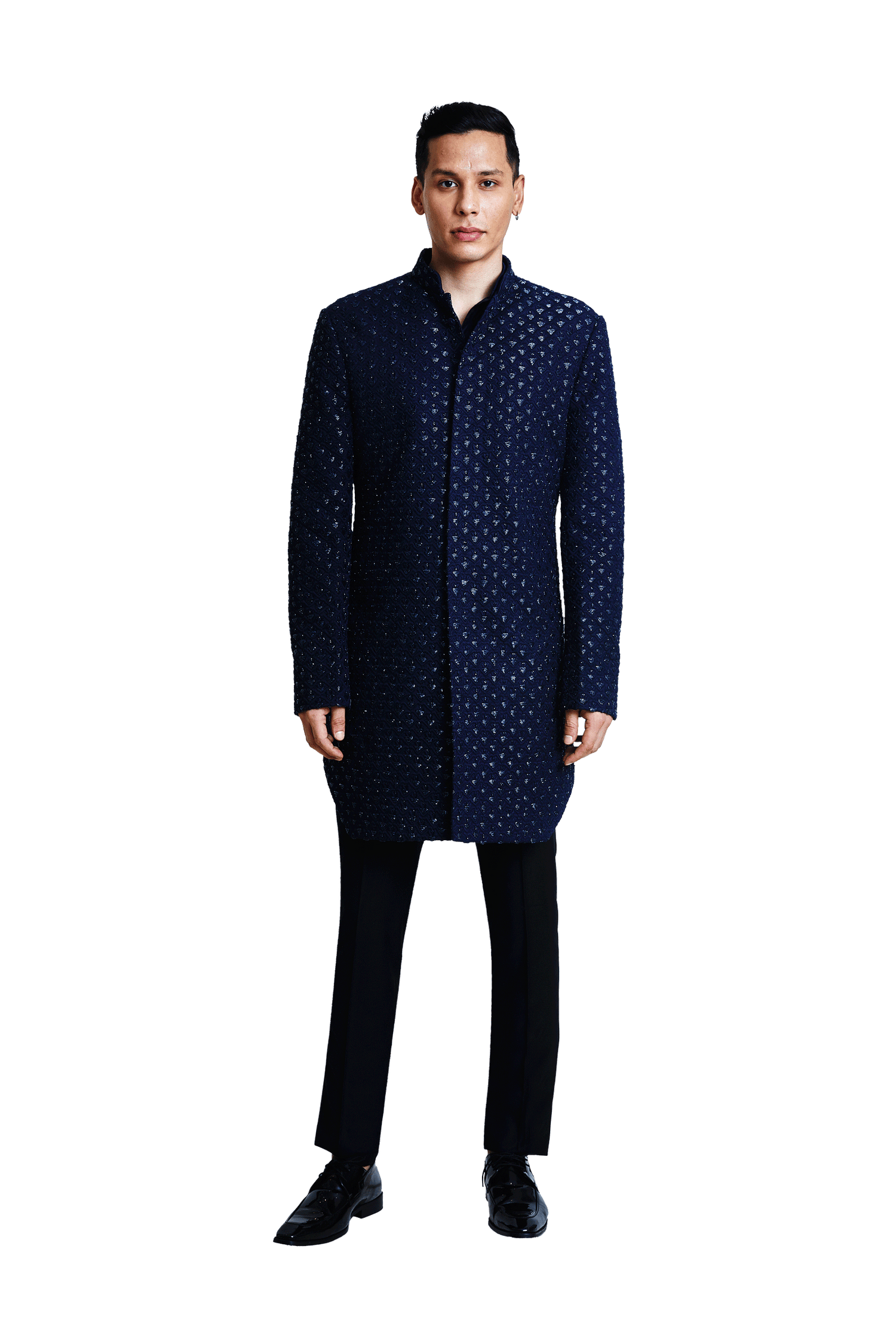  VINTAGE LIBRA HIGHLIGHTED  NAVY JACKET 