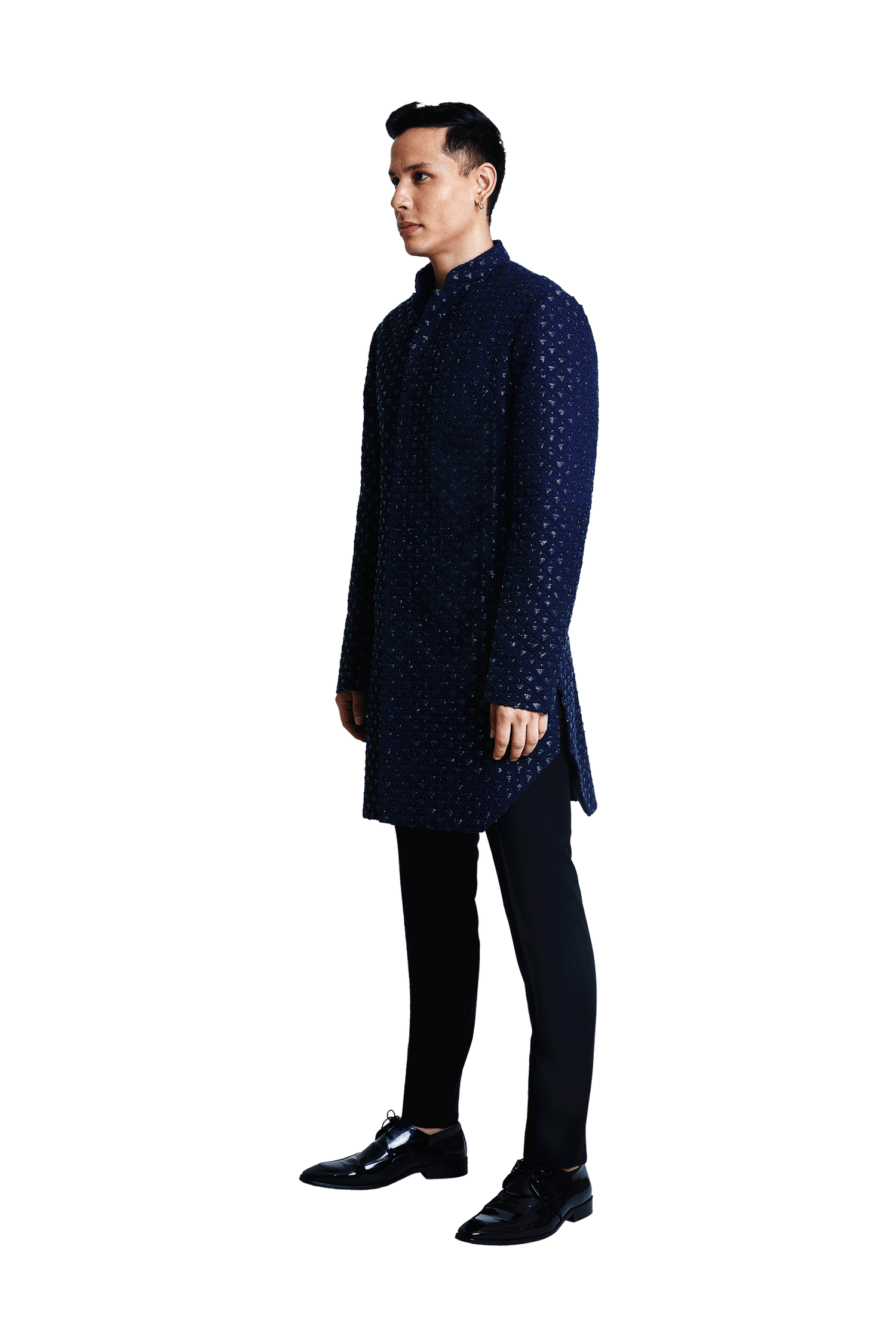 VINTAGE LIBRA HIGHLIGHTED  NAVY JACKET  