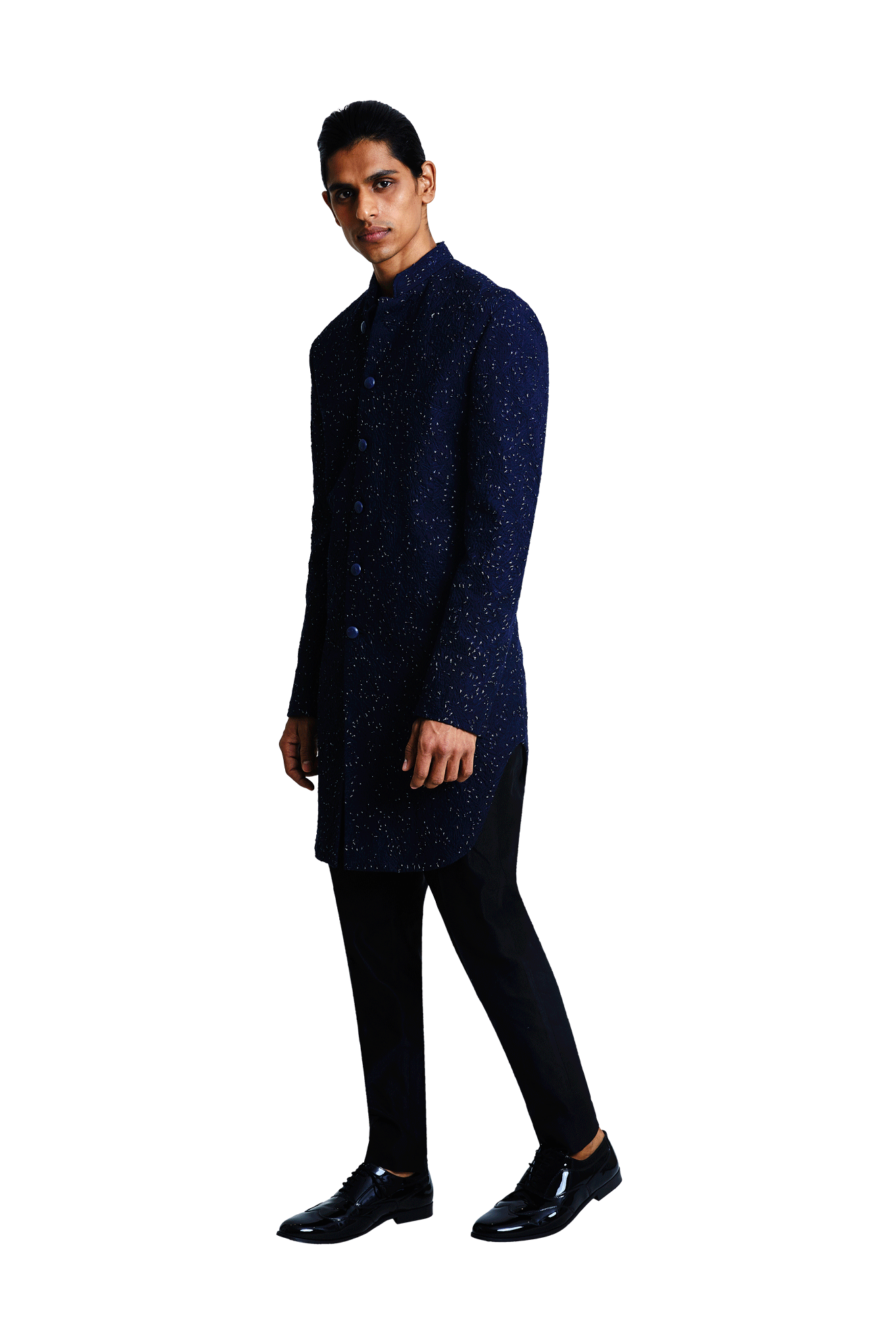 MICRO FOLIAGE LUREX HIGHLIGHTED JACKET  