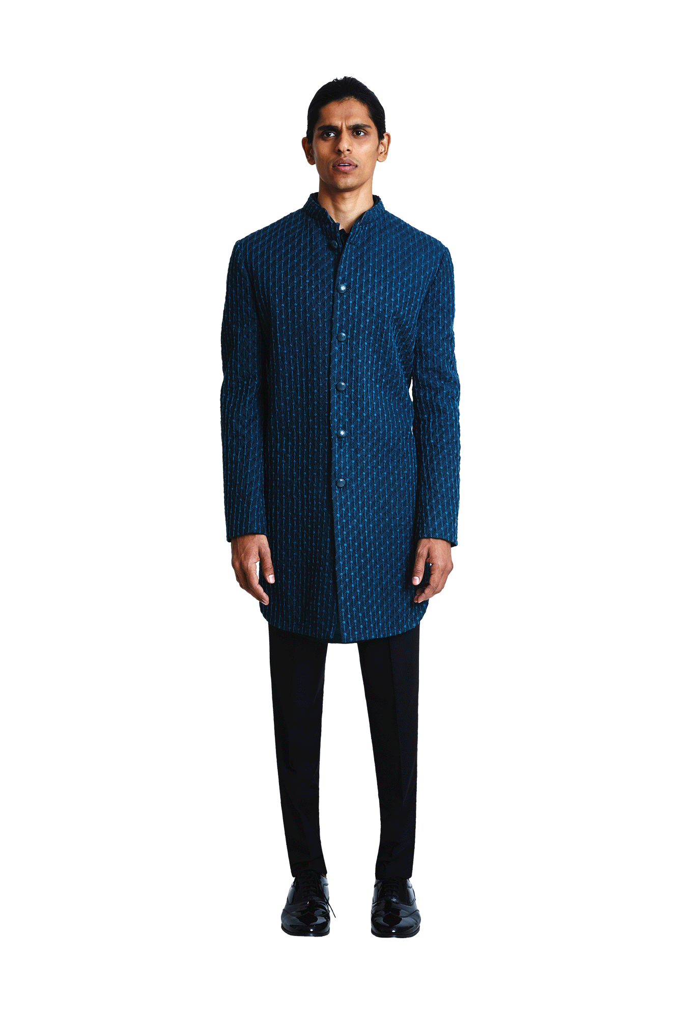  BIG GRID NAVY JACKET 