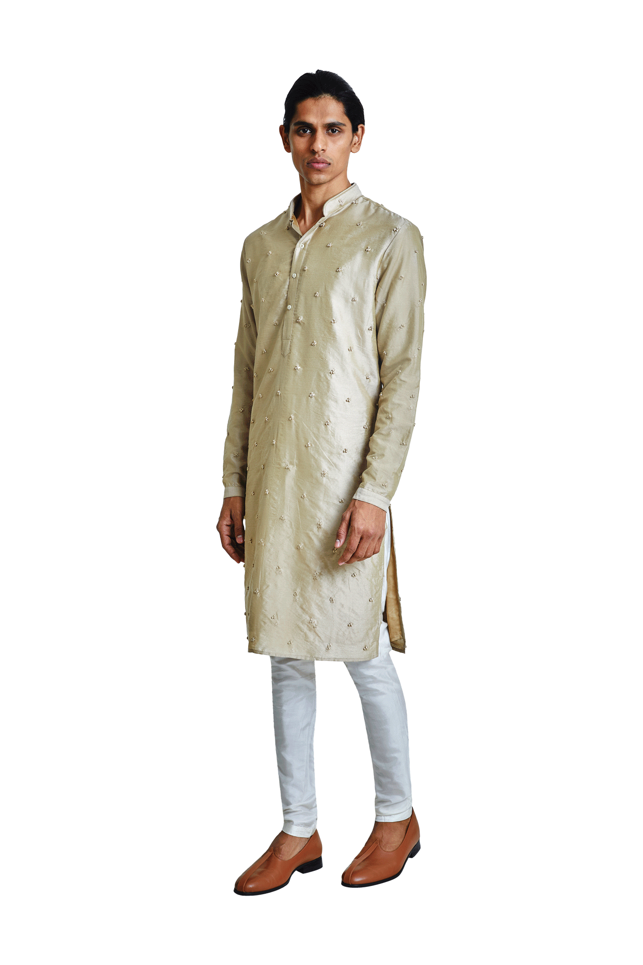 BIG BRAILLE KNOTTED KURTA  
