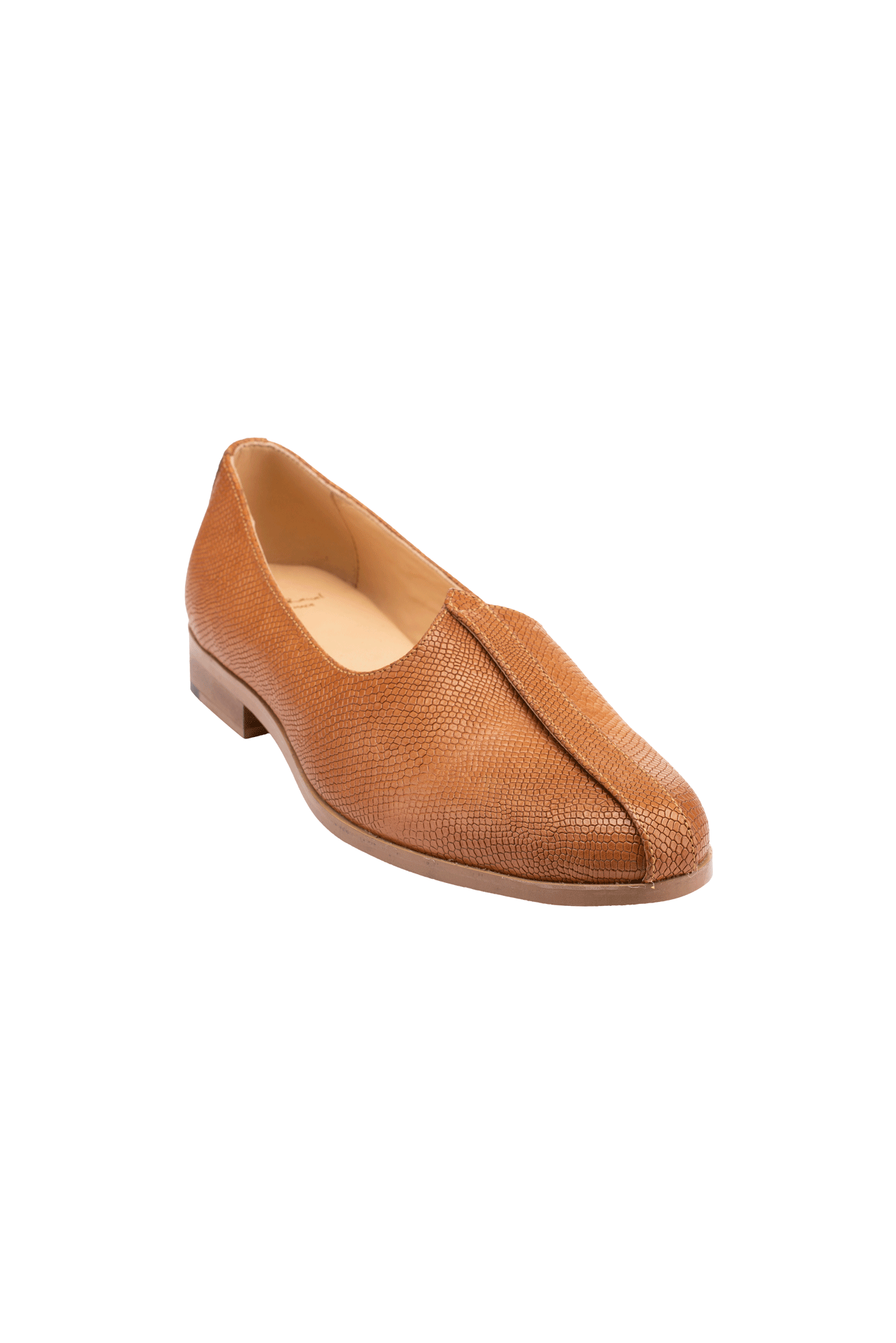 TEXTURED DARK TAN MOJARI  
