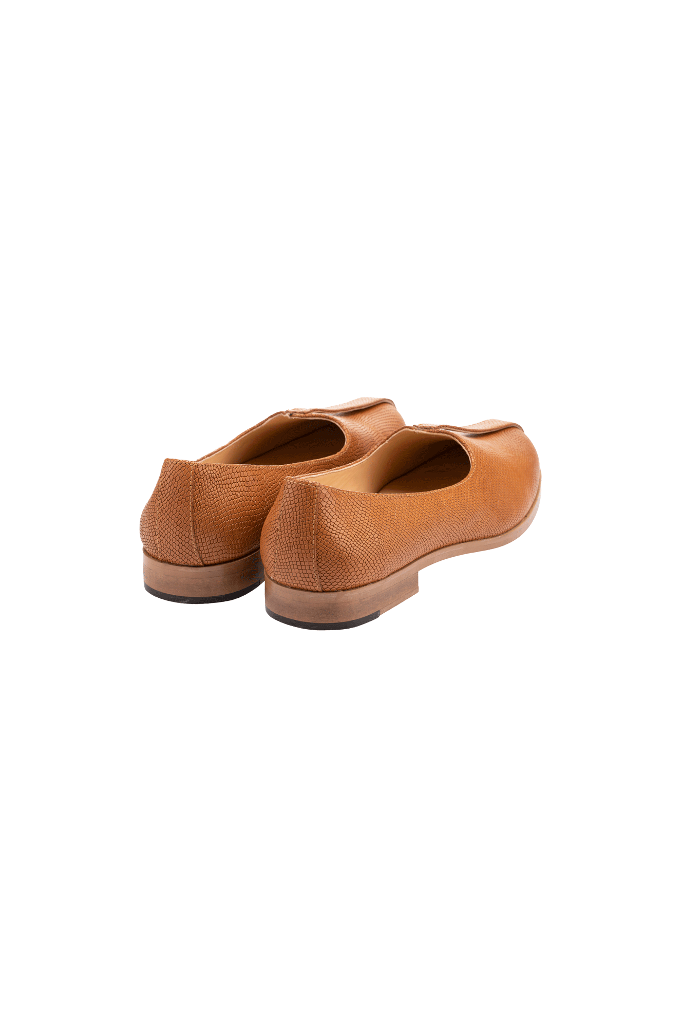 TEXTURED DARK TAN MOJARI  