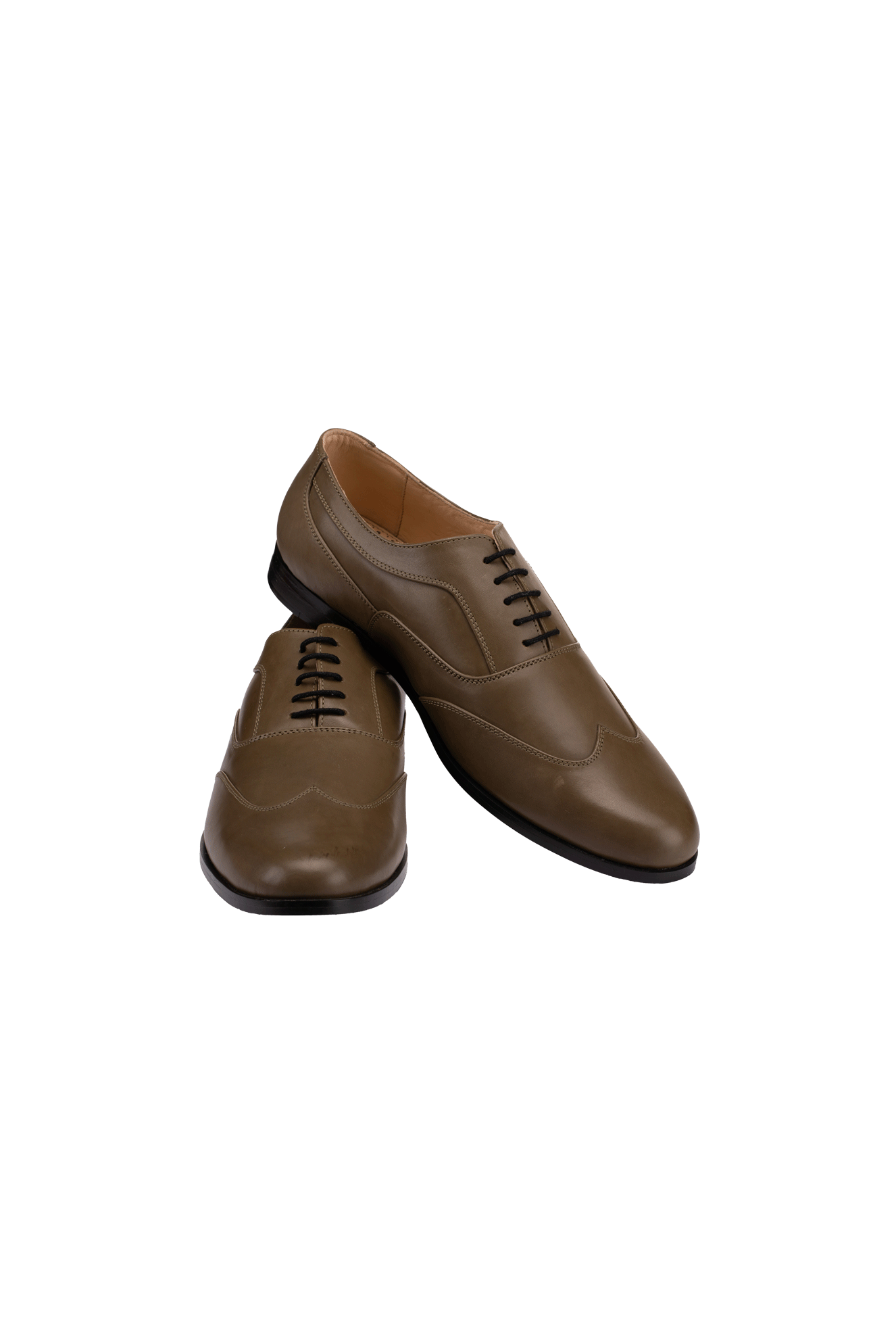 FORMAL OLIVE LACE-UP SHOE  