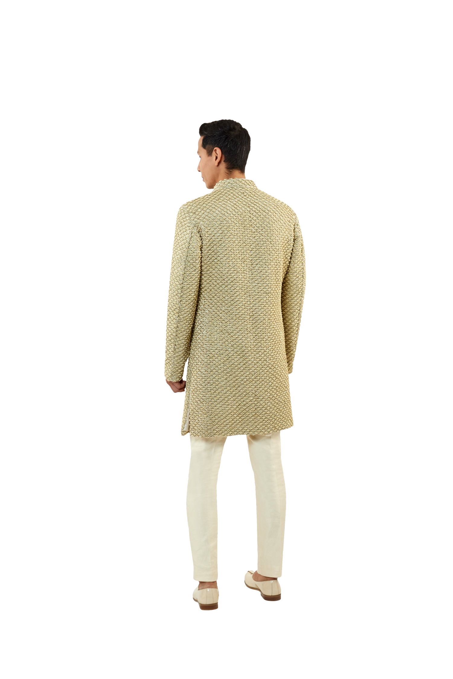 SMALL SCALLOP STONE HIGHLIGHTED JACKET  
