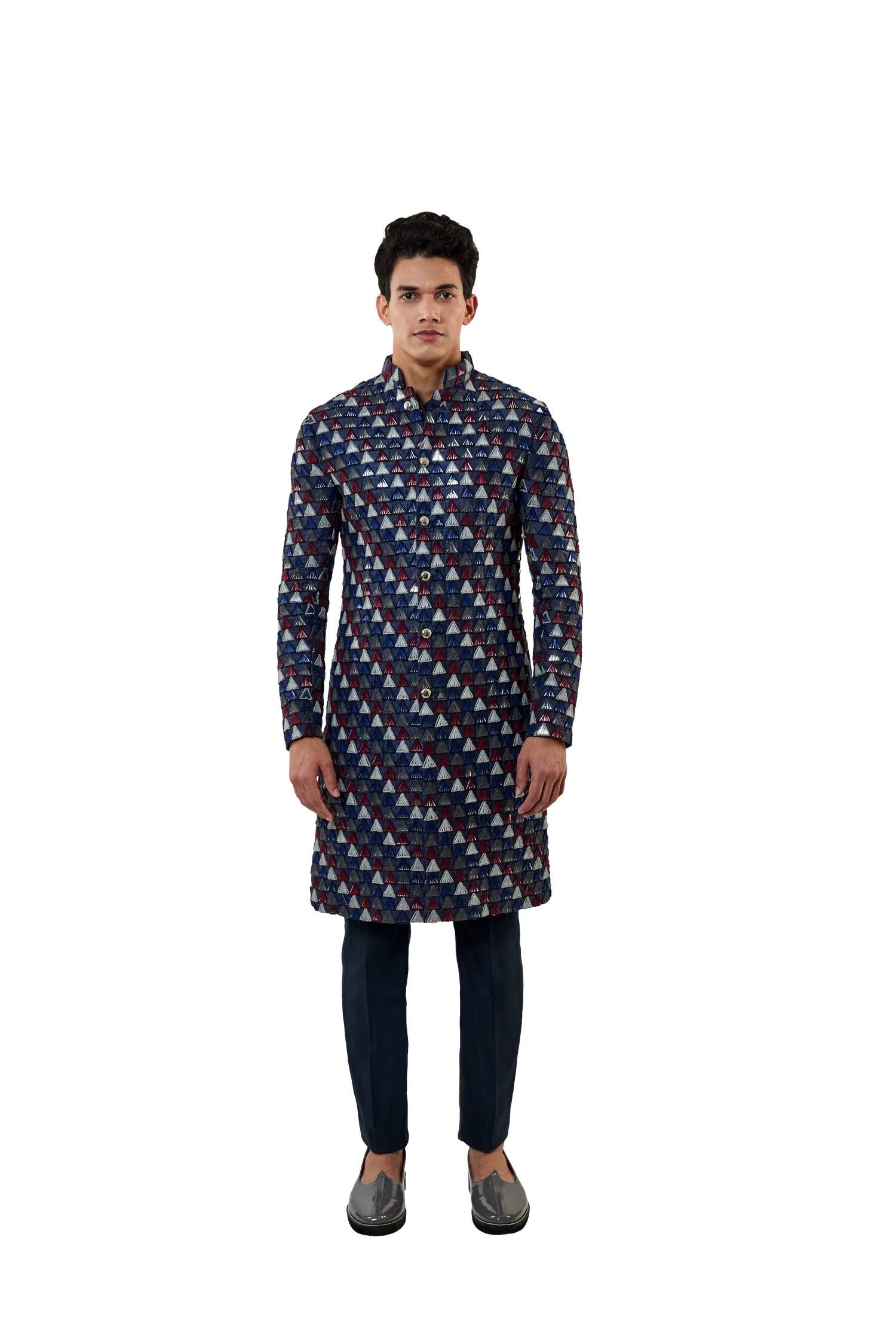  MULTICOLOUR MIRROR WORK JACKET 