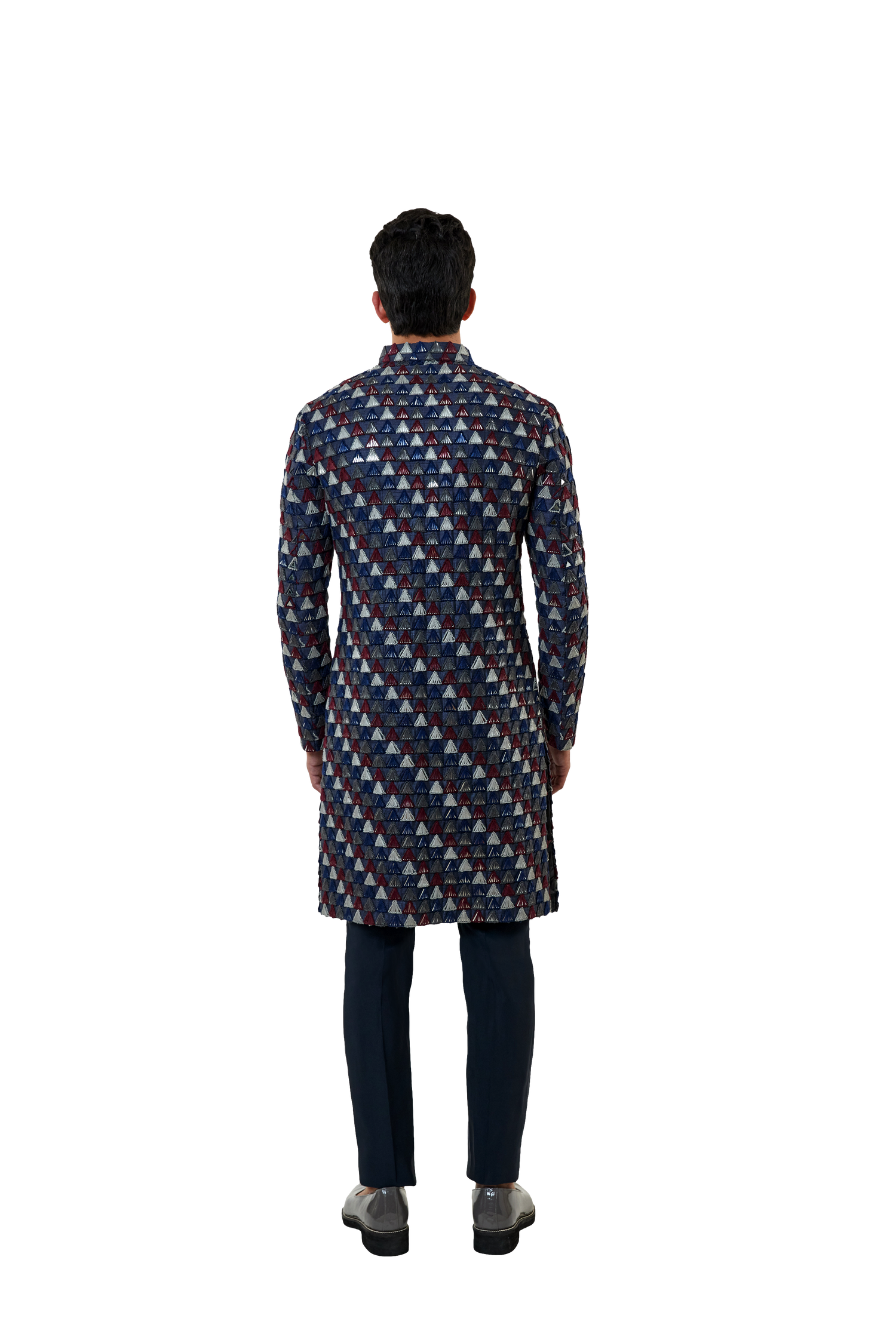 MULTICOLOUR MIRROR WORK JACKET  