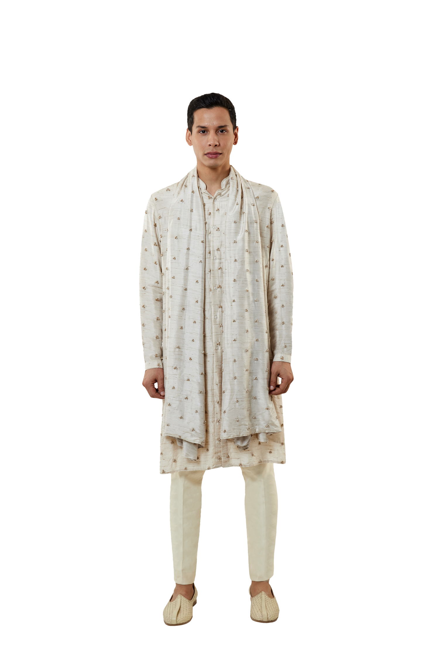  BIG BRAILLE KNOTTED KURTA 