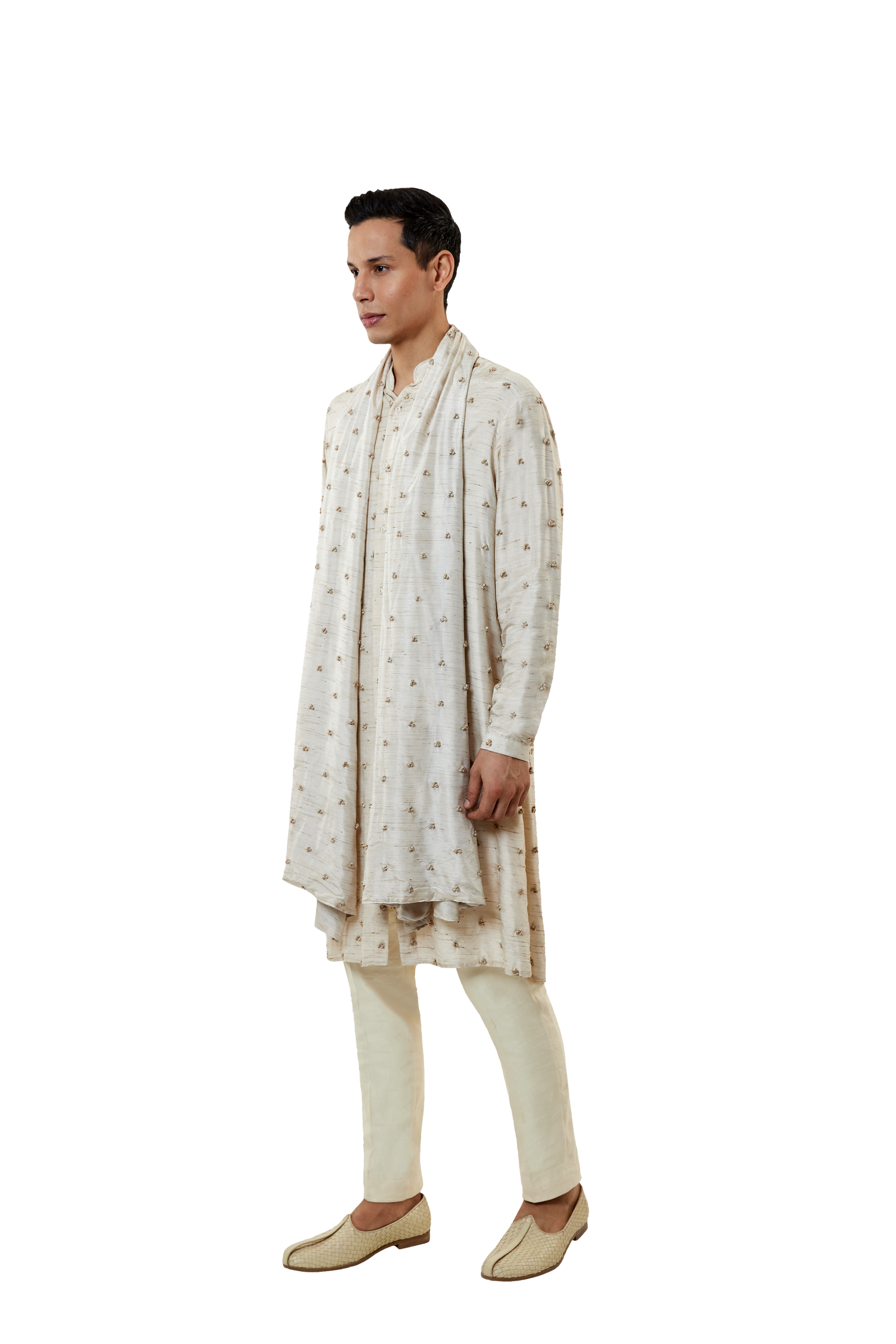 BIG BRAILLE KNOTTED KURTA  