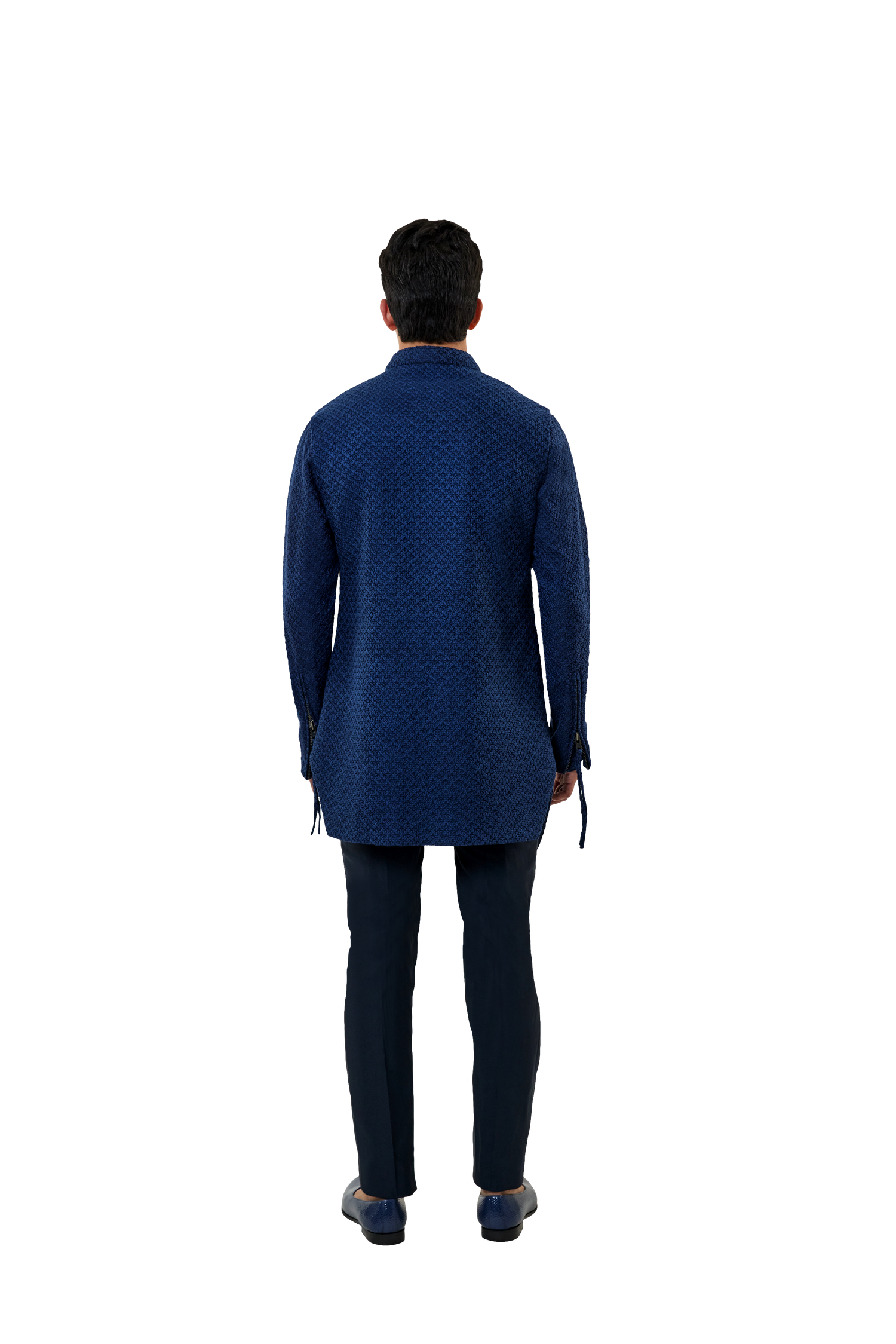 TRI-FLOWER NAVY 3 PIECE SET  