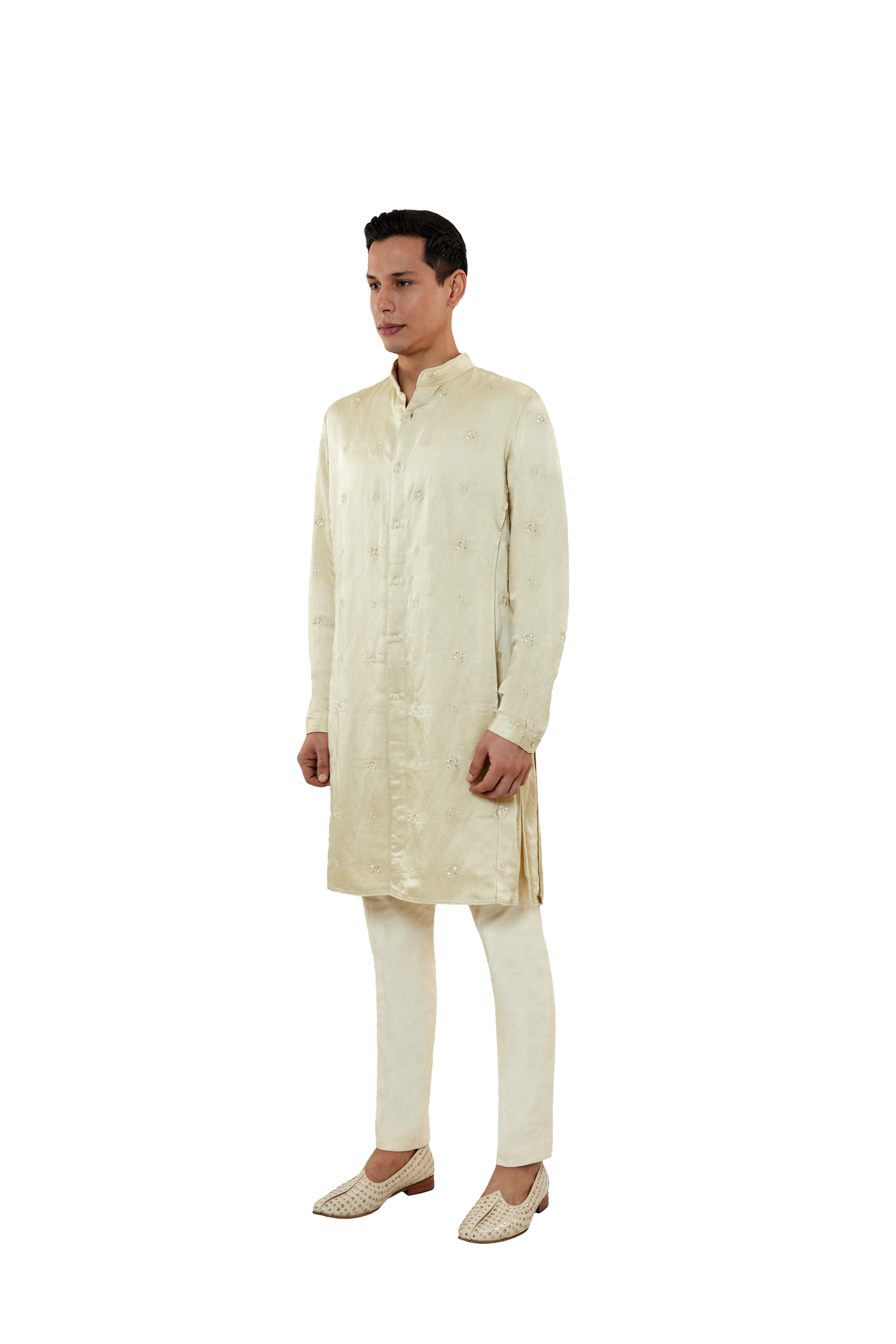 SMALL FLOWER MOTIF KURTA  