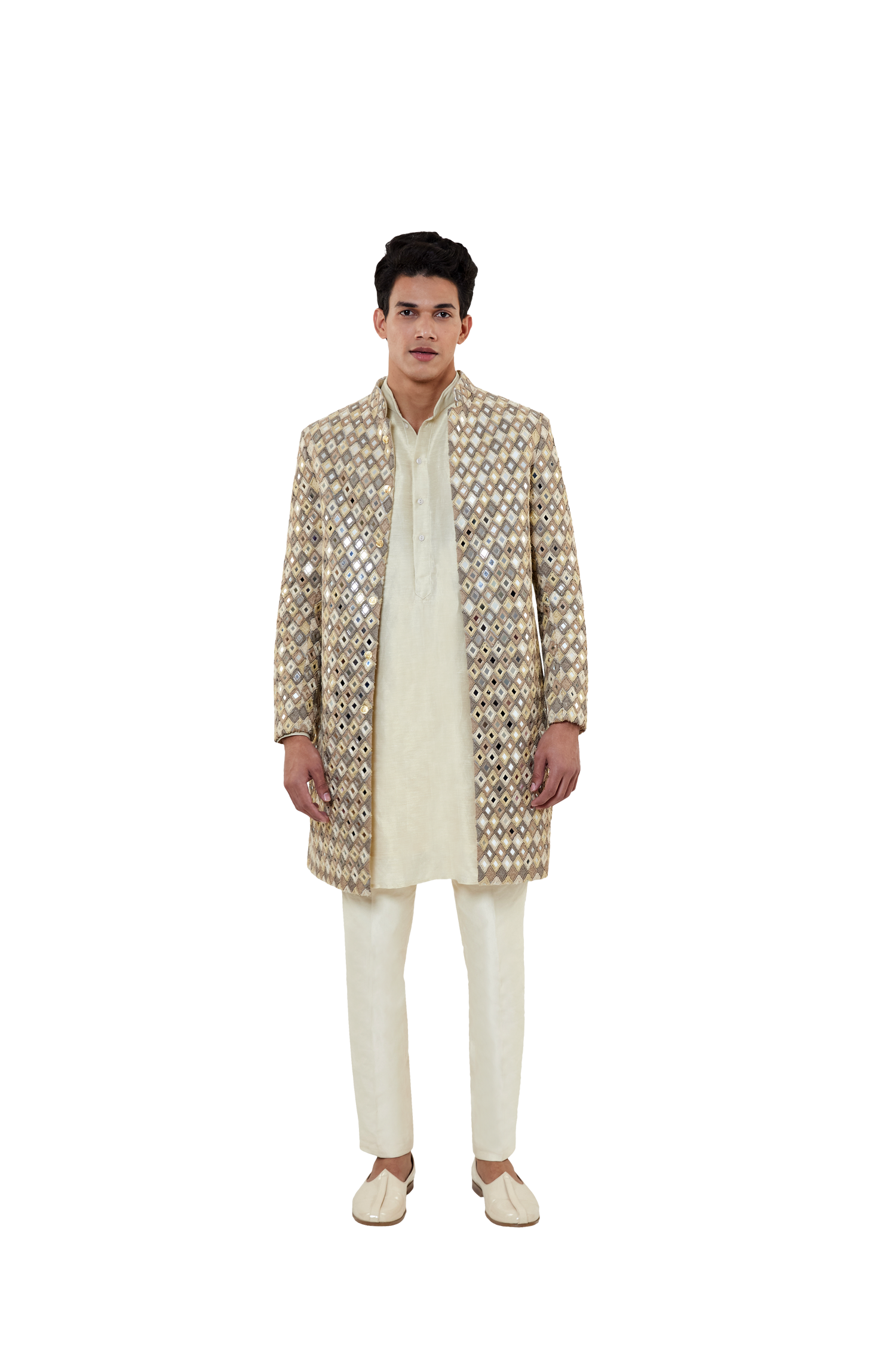  MULTICOLOUR MIRROR WORK JACKET 