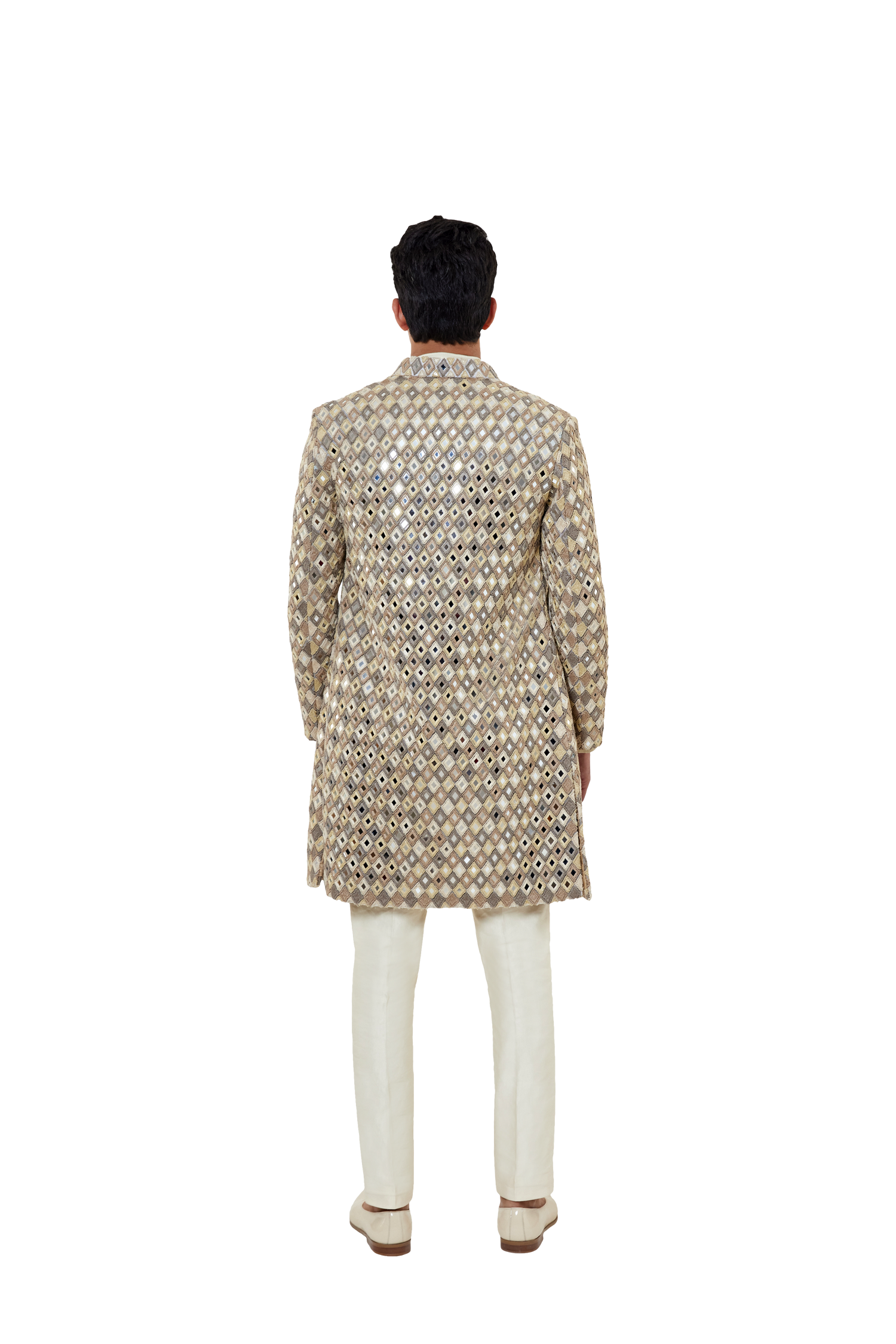 MULTICOLOUR MIRROR WORK JACKET  