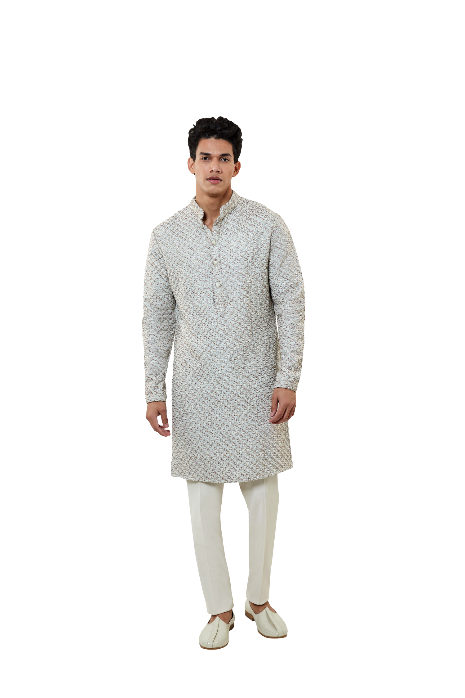  TRI-FLOWER MULTI THREAD KURTA 