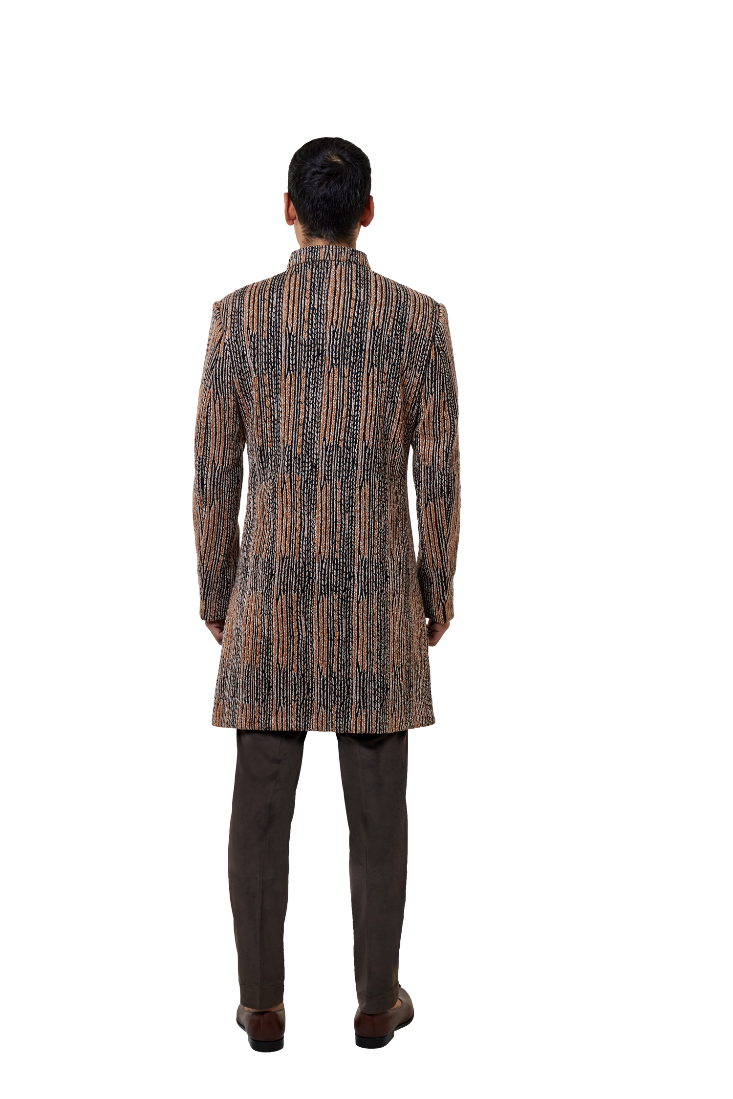 HERRINGBONE EMBROIDERED JACKET  