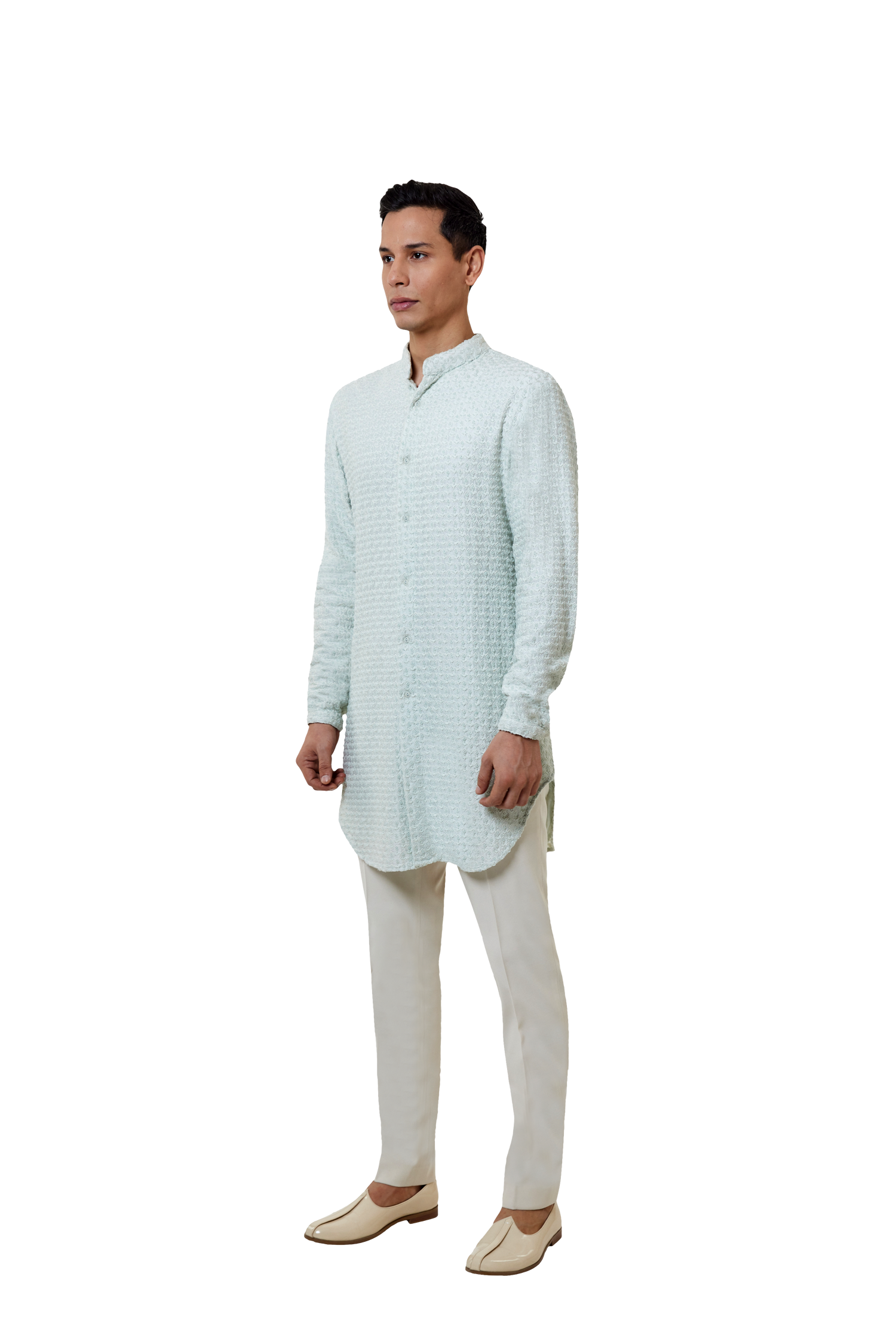PLANT BEADED KURTA  