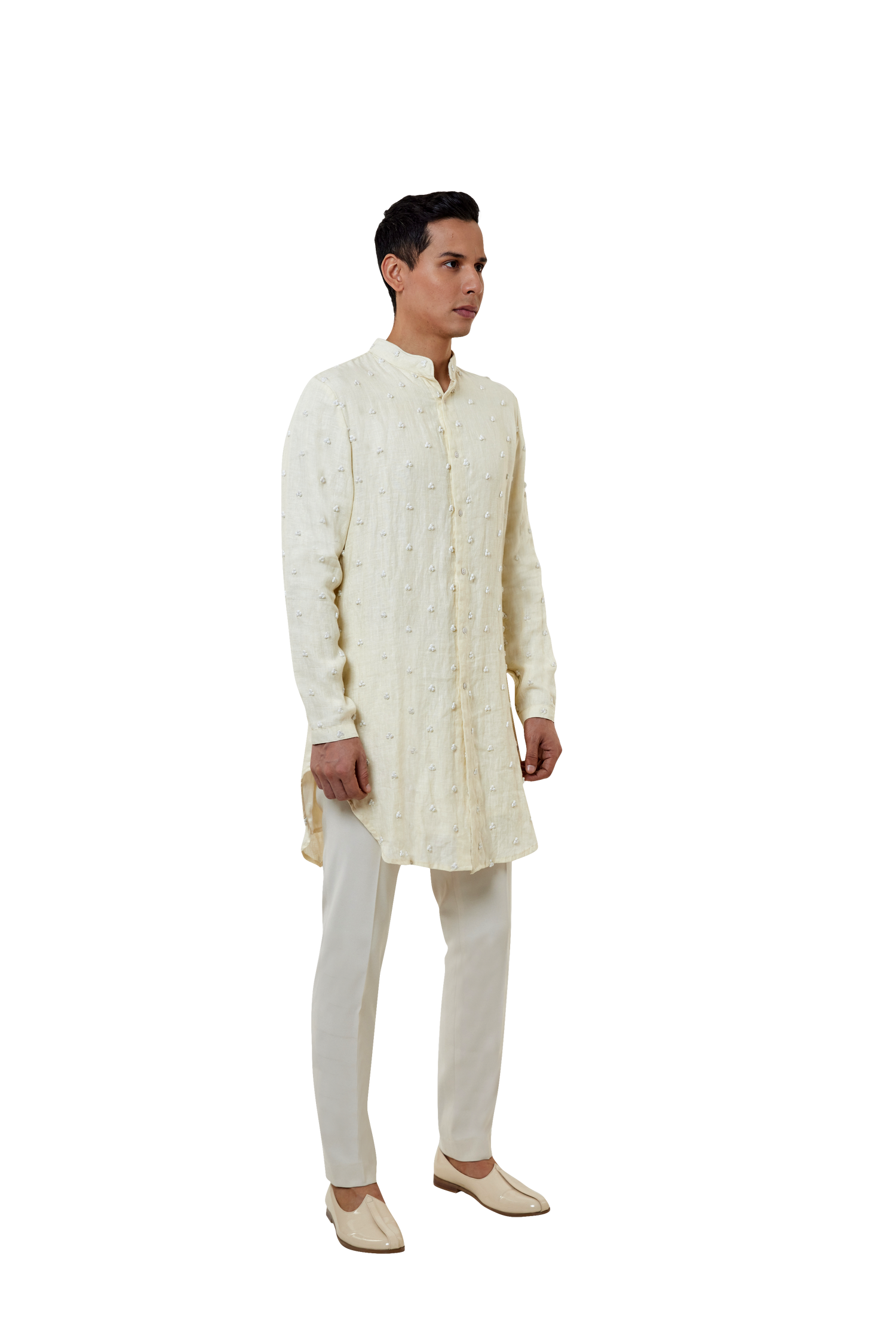 BRAILLE KNOTTED KURTA  