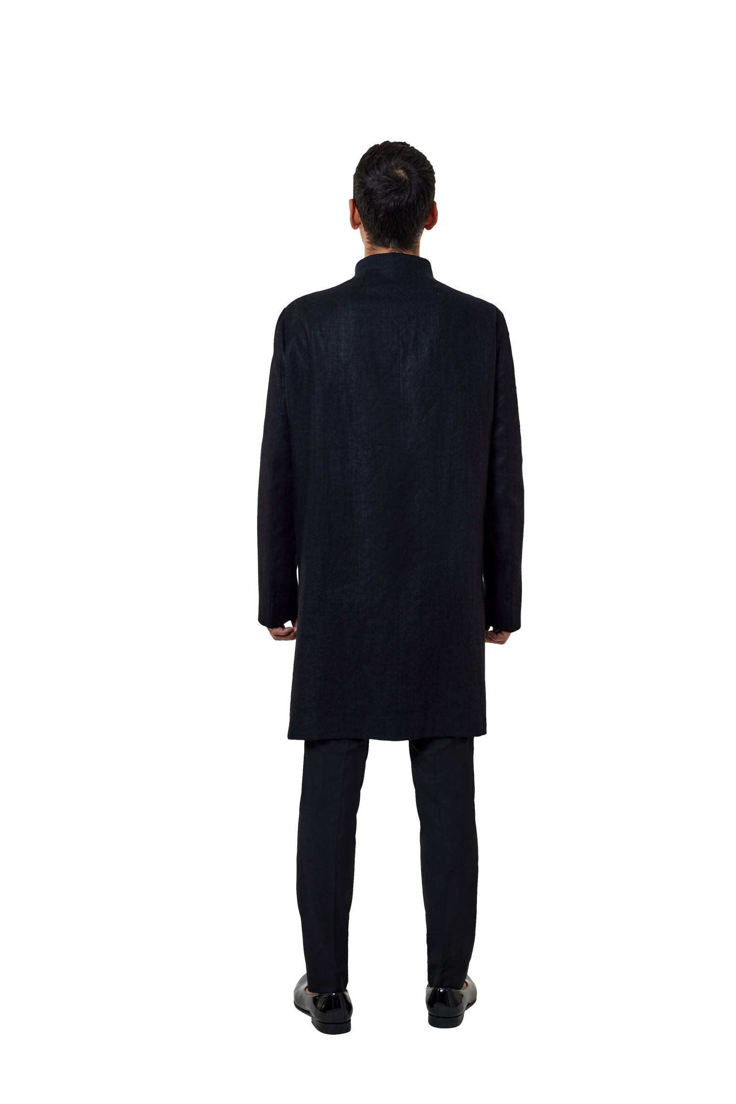 PLAIN CROSS PLACKET SHERWANI  
