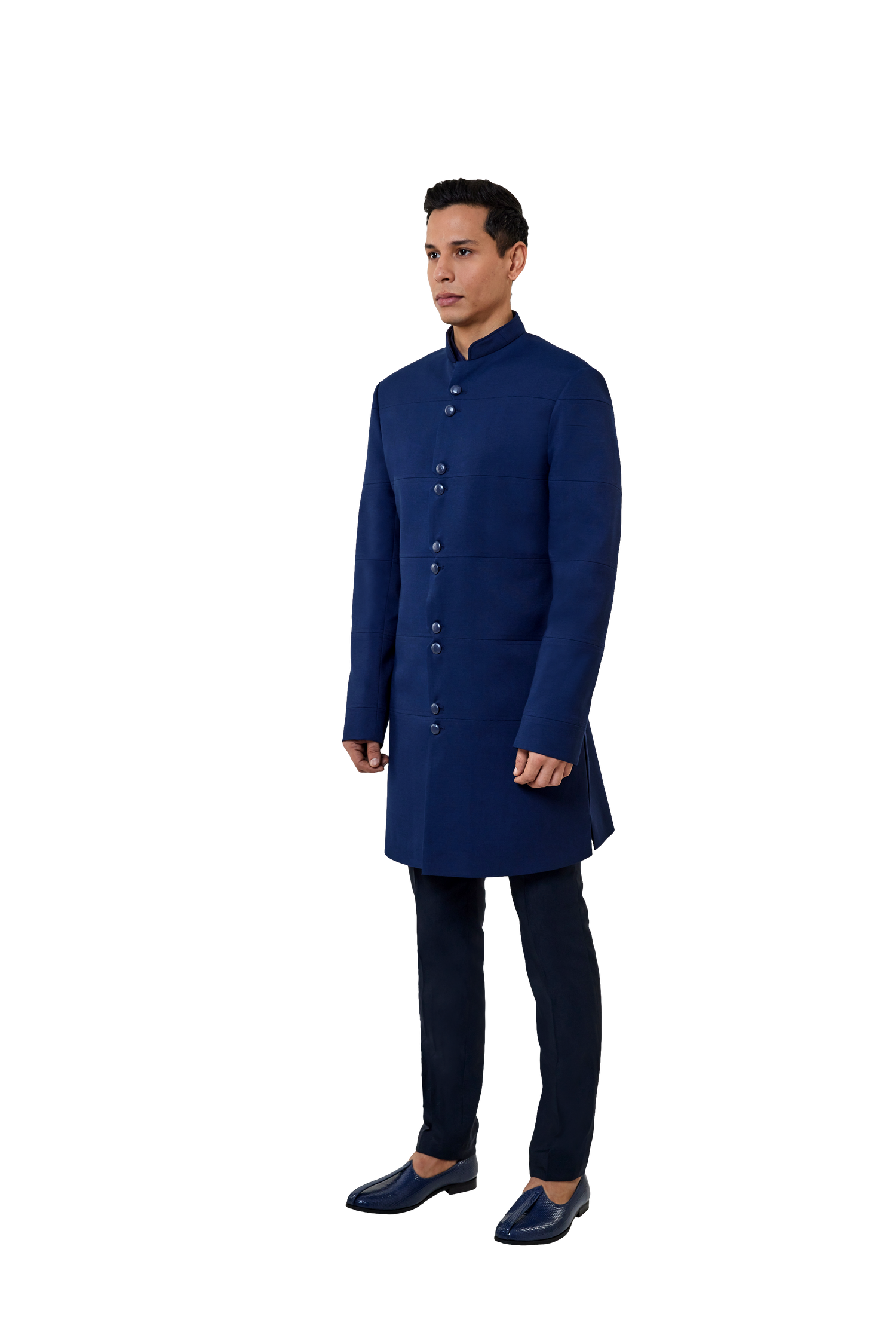 SCISSORS PLACKET SHERWANI  