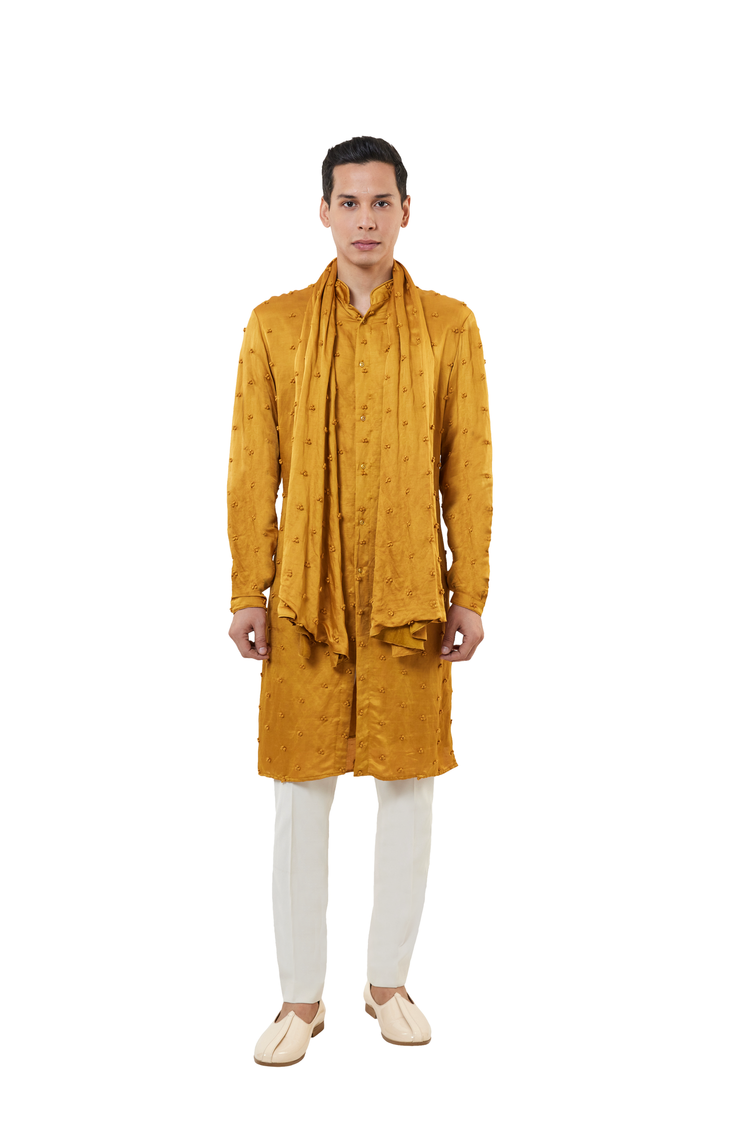  BIG BRAILLE KNOTTED KURTA 