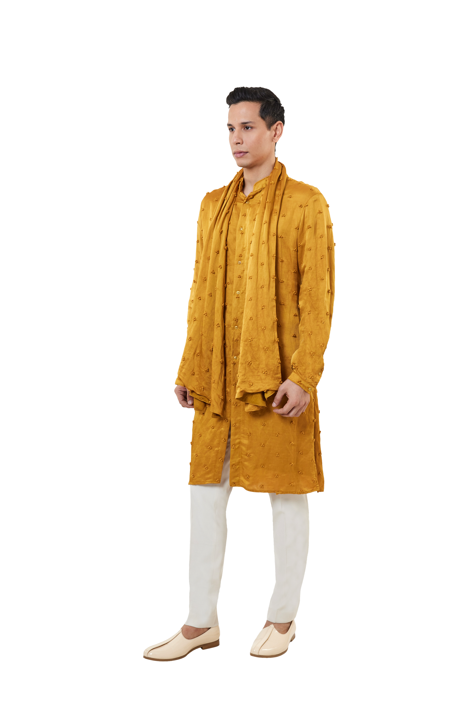 BIG BRAILLE KNOTTED KURTA  