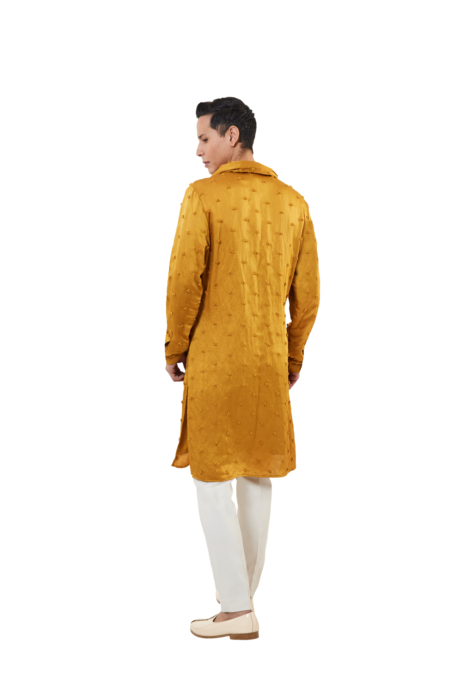 BIG BRAILLE KNOTTED KURTA  