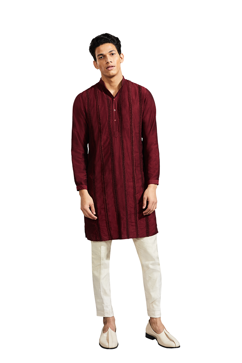 SMALL CHEVRON KURTA  