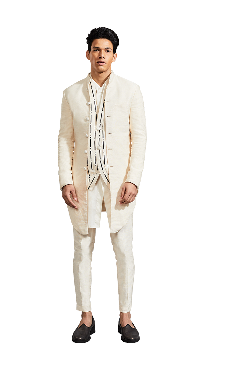  PLAIN TEXTURED WITH PRINTED INNER MOCK LAYER JACKET 