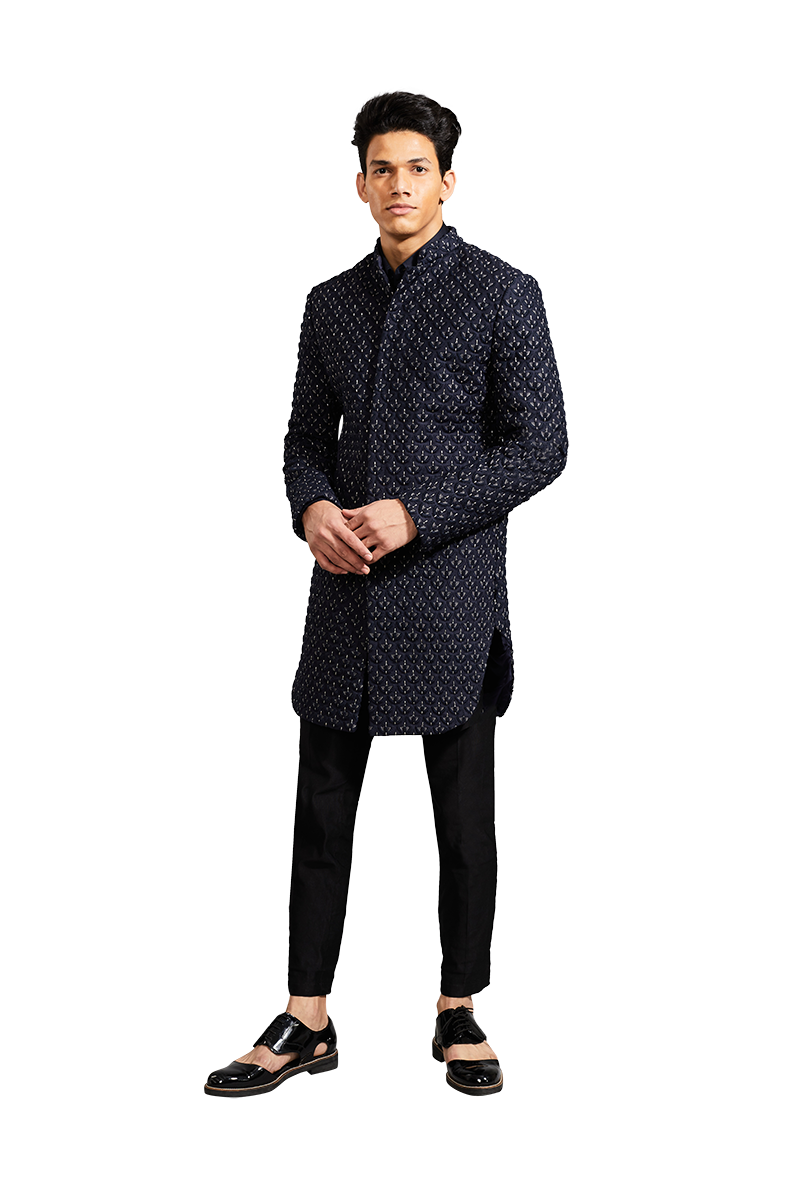  WING GOOSE HIGHLIGHTED NAVY JACKET 