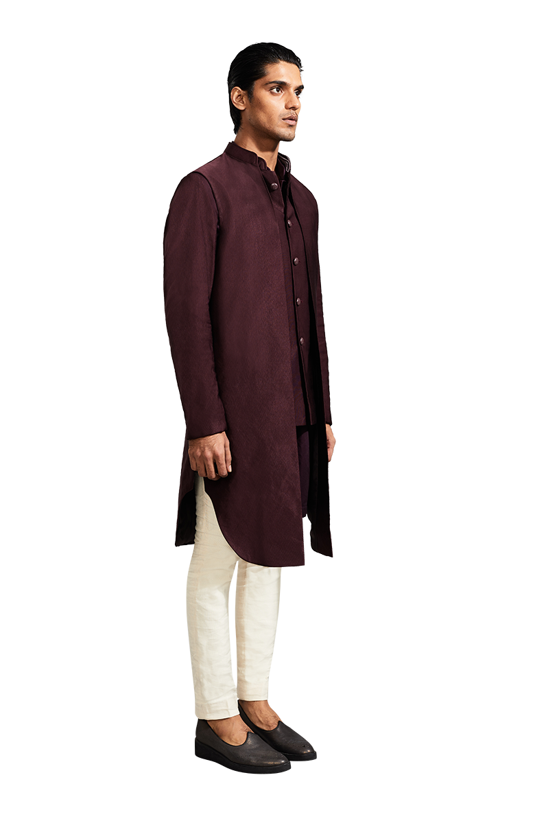 PLAIN MOCK LAYER JACKET  