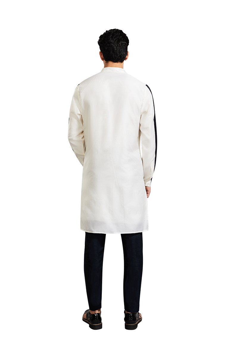 ARMOUR PATCH SLEEVE KURTA  