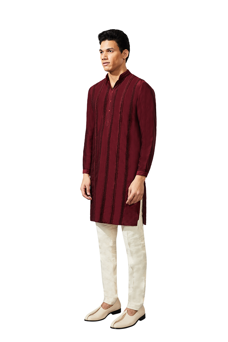 SMALL CHEVRON KURTA  