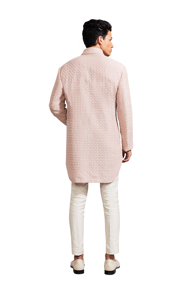 PLANT BEADED  PINK JACKET  