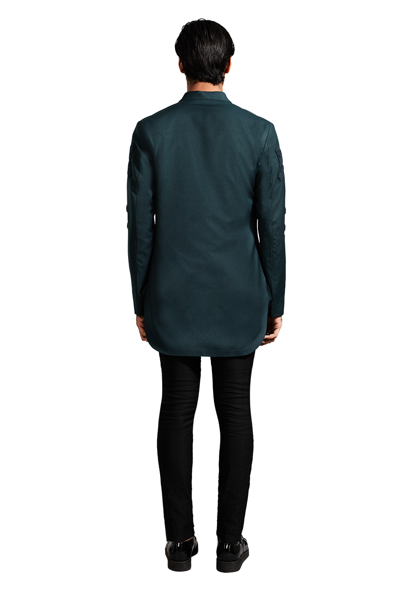 ROSE KNOTTED SLEEVE  JACKET  