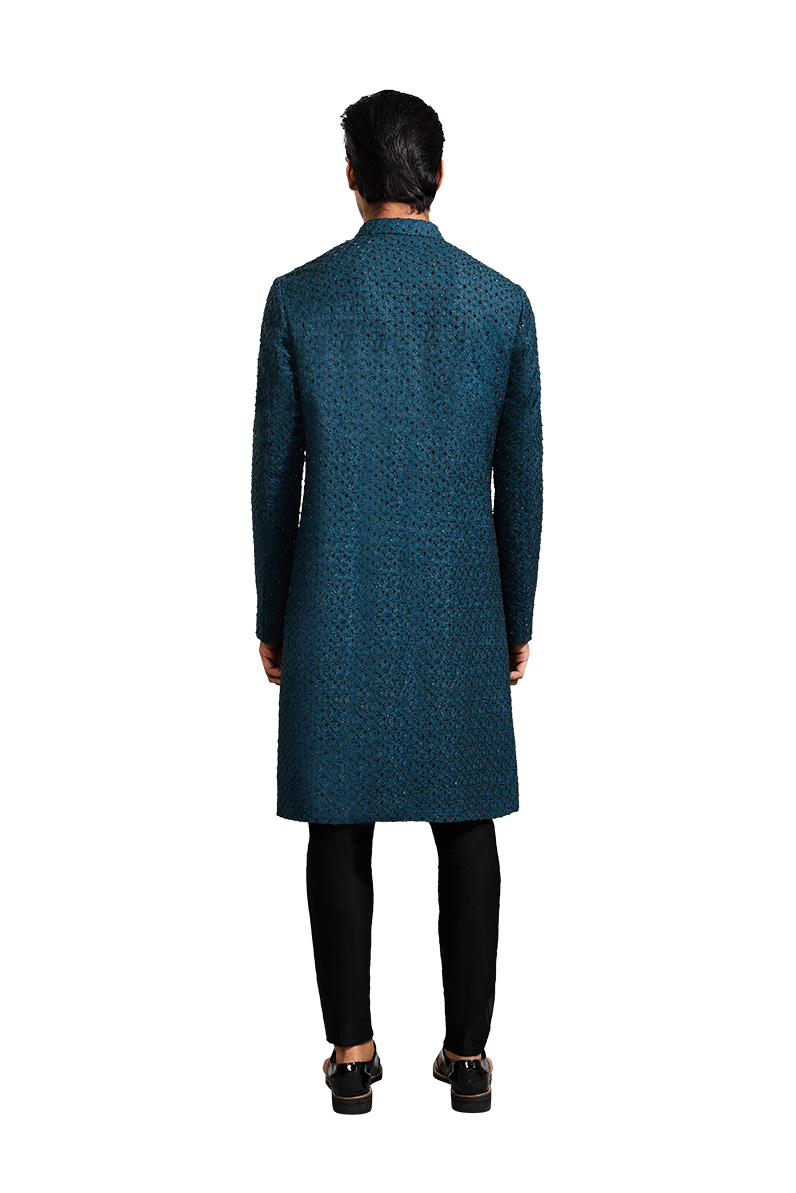 Y FLAT HIGHLIGHTED TEAL JACKET  