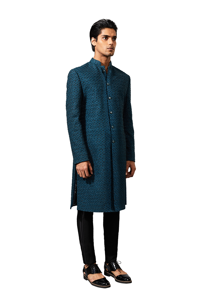 Y FLAT HIGHLIGHTED TEAL JACKET  